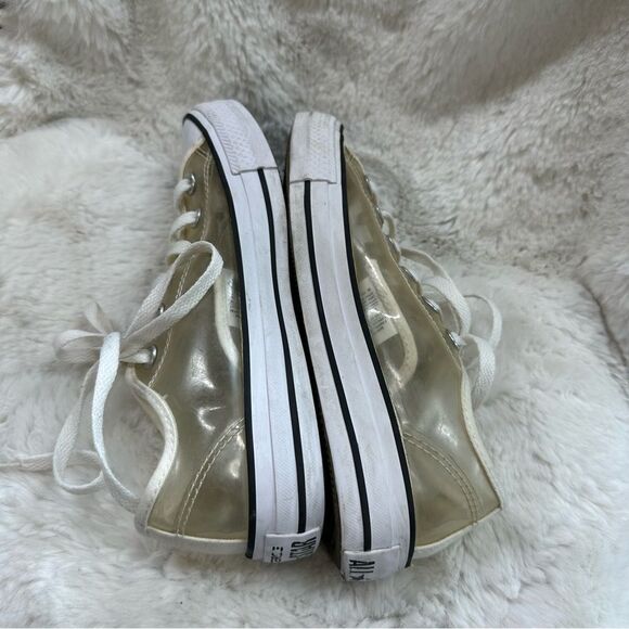 Converse Y2K Clear White Transparent See Trough Low Top Sneakers Size 7 148633C - Picture 4 of 10